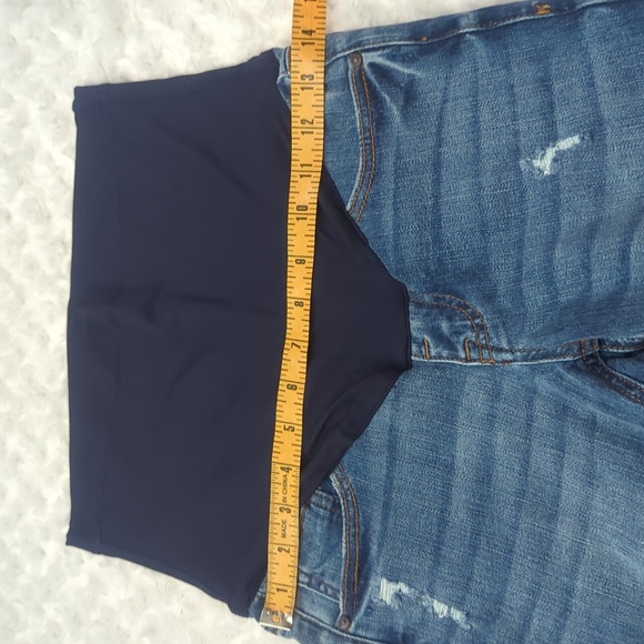 MATERNITY ~ Ripped Skinny Jeans ~ NWOT - Picture 6 of 9